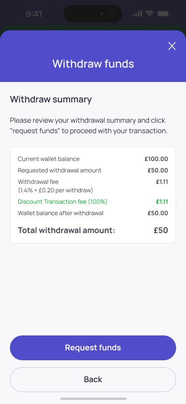 Withdraw